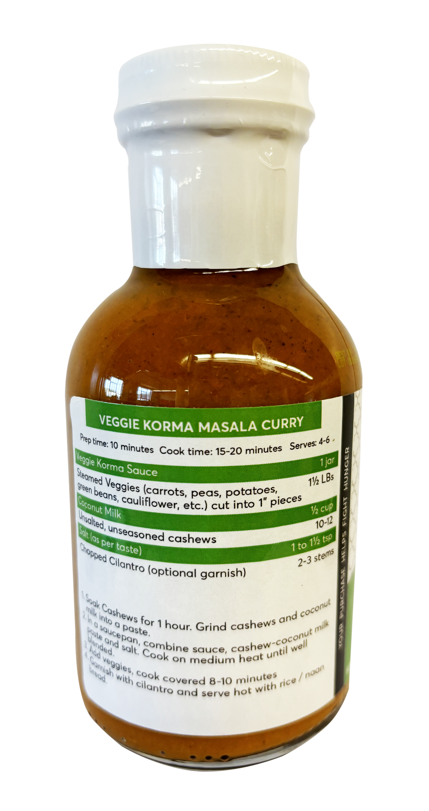 Veggie Korma Curry Sauce