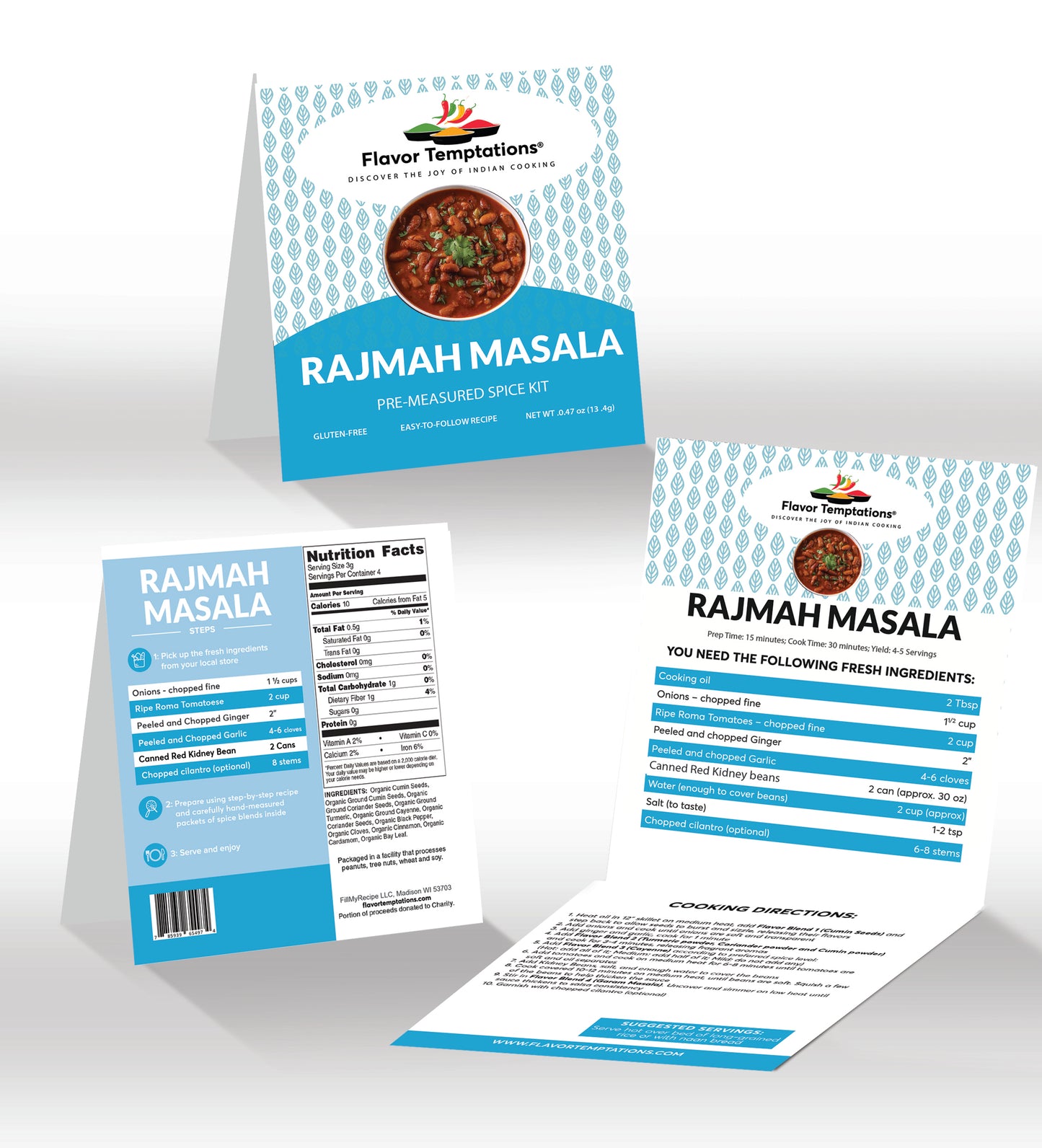 Rajmah Masala Spice Mix Kits
