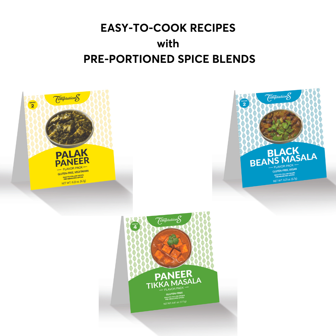 Variety Vegetarian Indian Spice Kits (3)
