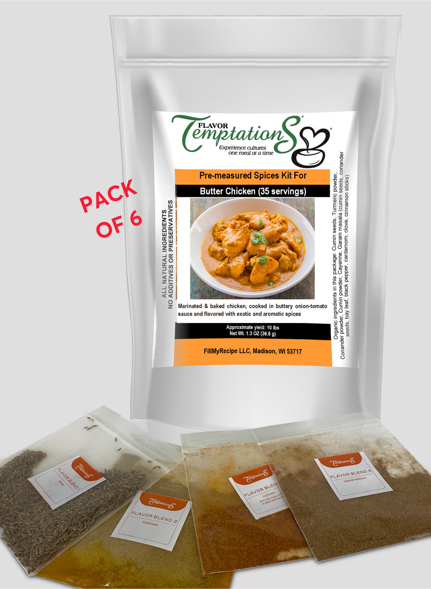 FOOD SERVICE Butter Chicken Spice Kit