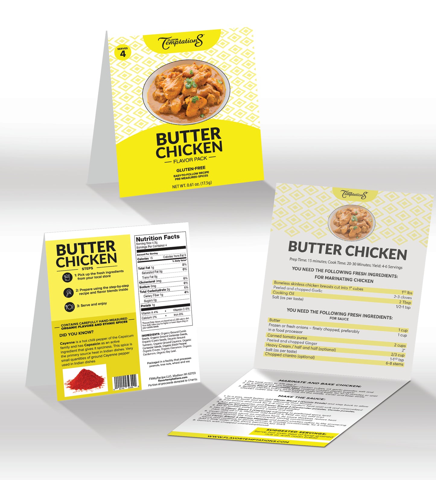 Butter Chicken Spice Mix Kits