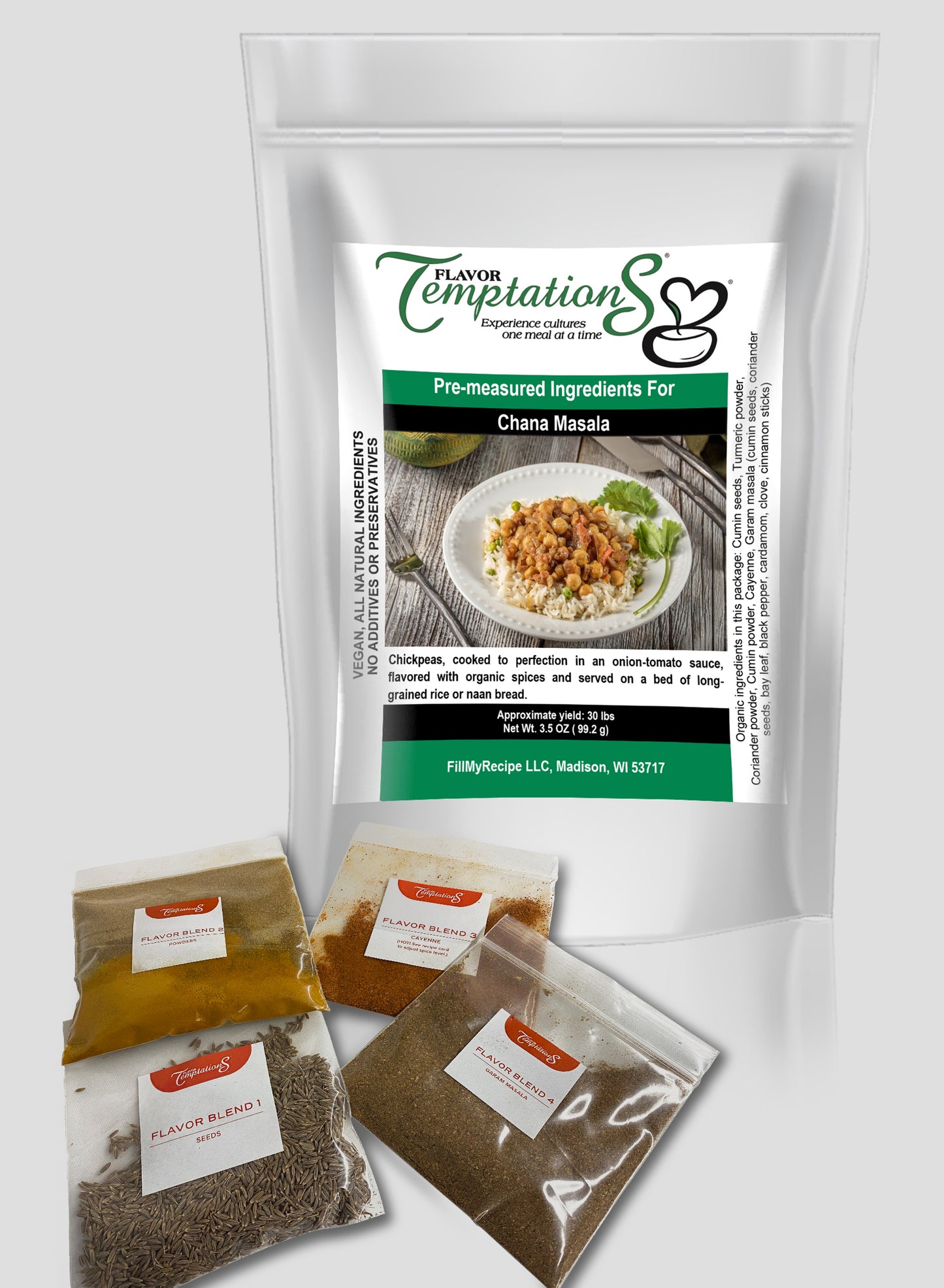 FOOD SERVICE Chana Masala Spice Kit