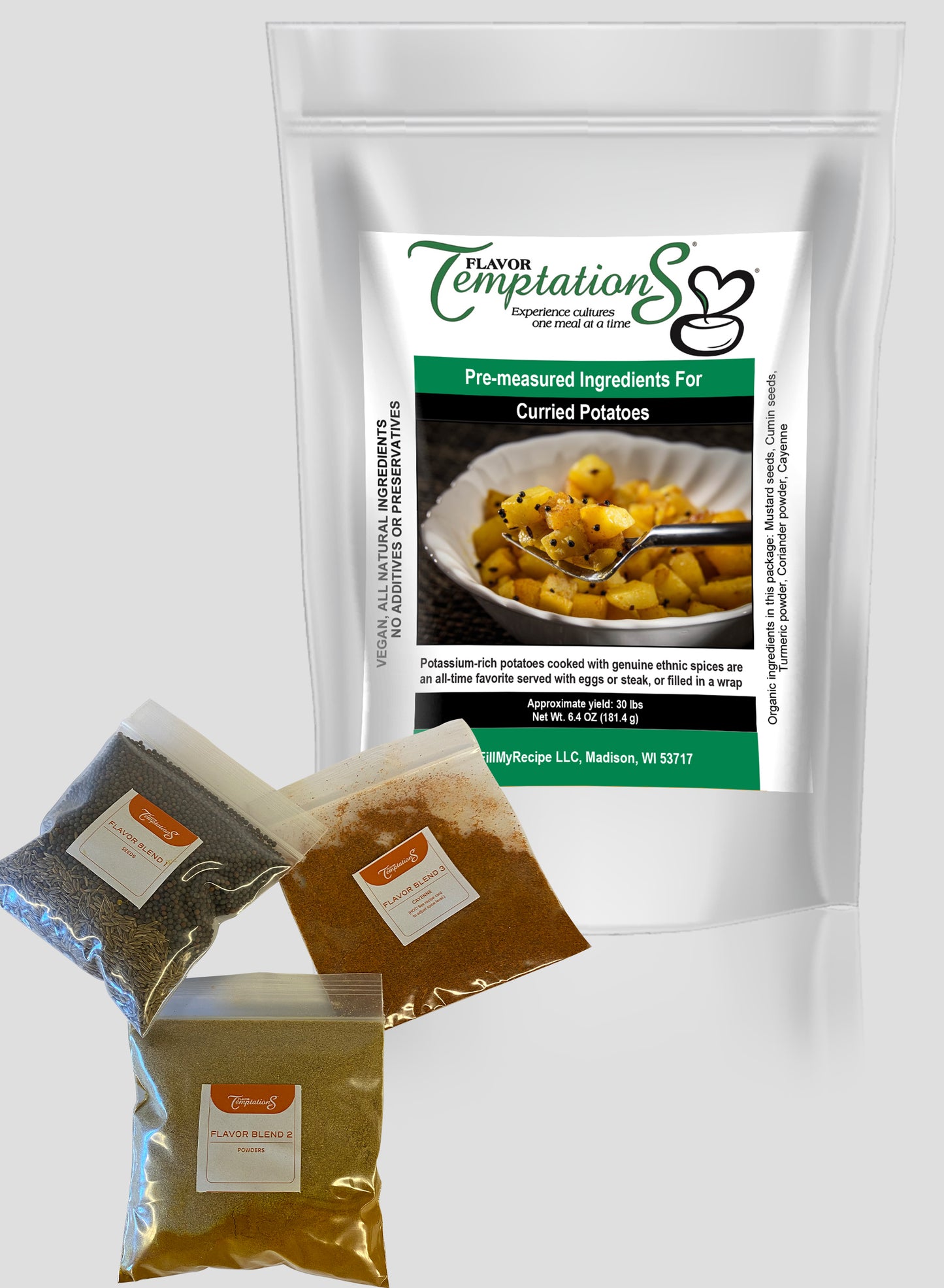 FOOD SERVICE Potato Curry Spice Kit