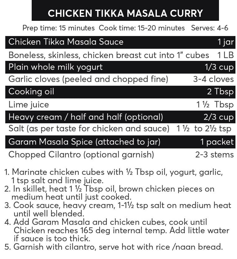 Chicken Tikka Masala Sauce