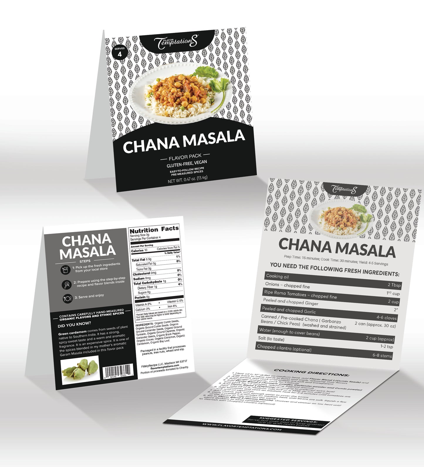 Chana Masala Spice Mix Kits