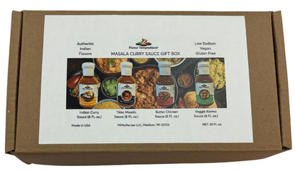 Masala Curry Sauce Gift Box – 4 Indian Style Curry Sauces