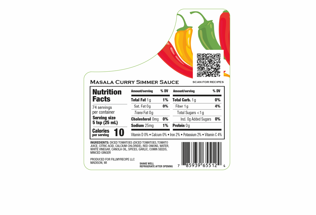 FOOD SERVICE Masala Curry Sauce