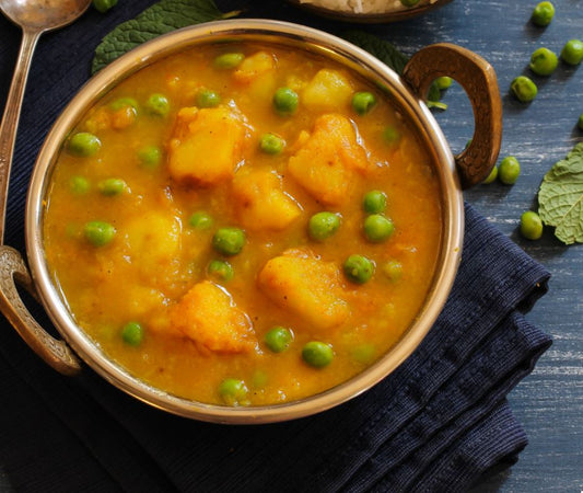Aloo Mutter Recipe using Curry Sauce