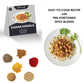 Chana Masala and finished dish